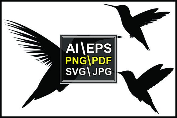 Dynamic Motion: Using Hummingbirds Flying Silhouettes in Design
