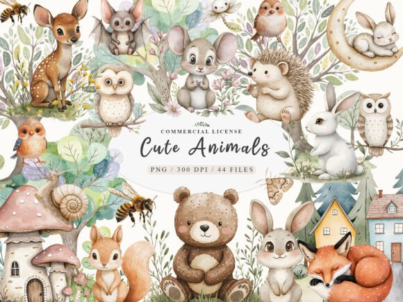 Enchanting Your Designs: The Magic of Fairy Woodland Animals