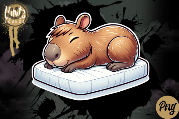 Sleeping Capybara: The Ultimate in Cozy Visual Comfort